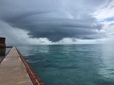 Storm coulds form south of Key West